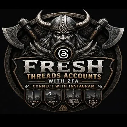 Fresh Threads Accounts With 2FA Connected to Instagram – Taiwan, Japan, UK & South Korea IP